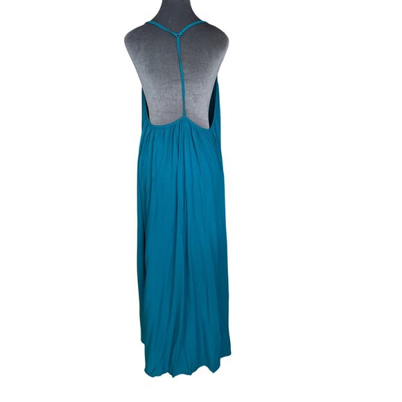 Mikoh Womens Maxi Dress Teal Size 10/12 - Picture 4 of 7